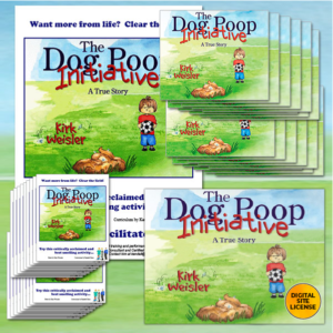 Dog Poop Initiative site license and facilitator guide and 10 books and 20 workbooks